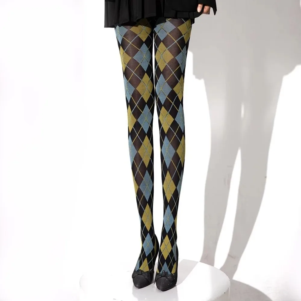 

Новые колготки в клетку в стиле ретро, колготки JK, сексуальные чулки до бедра в японском стиле, нижнее белье, мягкие высокие колготки для женщин