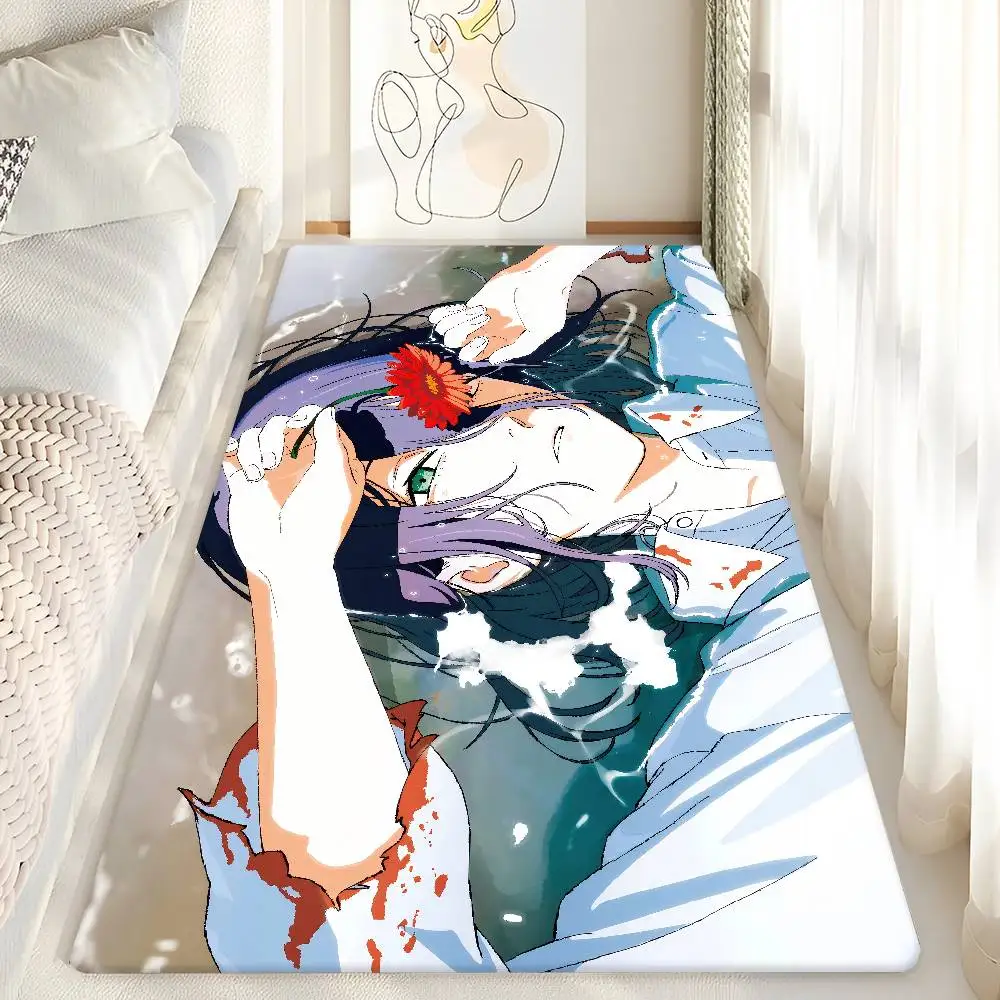 Anime C-Chainsaw M-Man Floor Mat Cheaper Anti-slip Modern Living Room Balcony Printed Bedside Mats