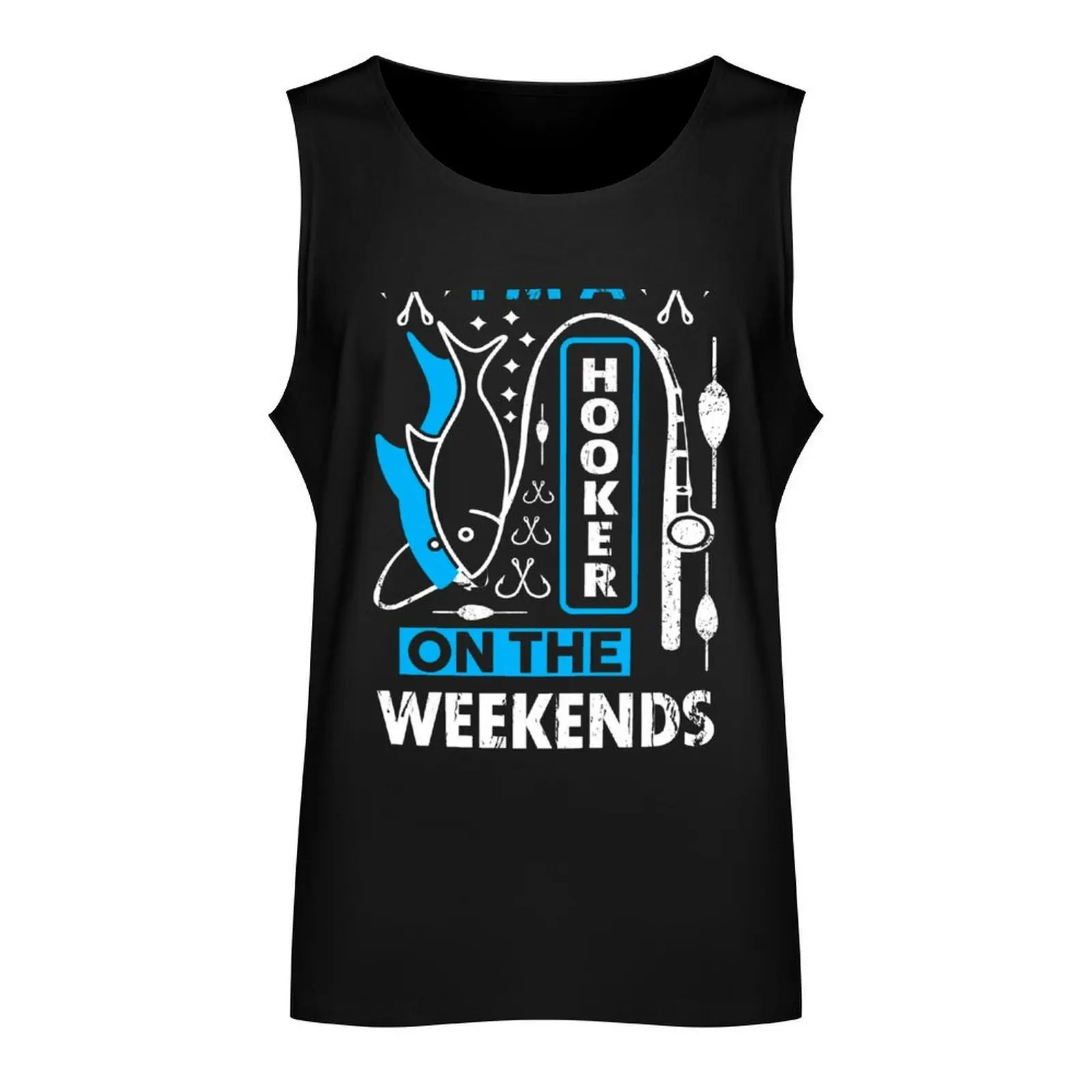 I’m A Hooker On The Weekends Tank Top summer 2025 gym Men's t-shirts gym shirts t-shirt gym man