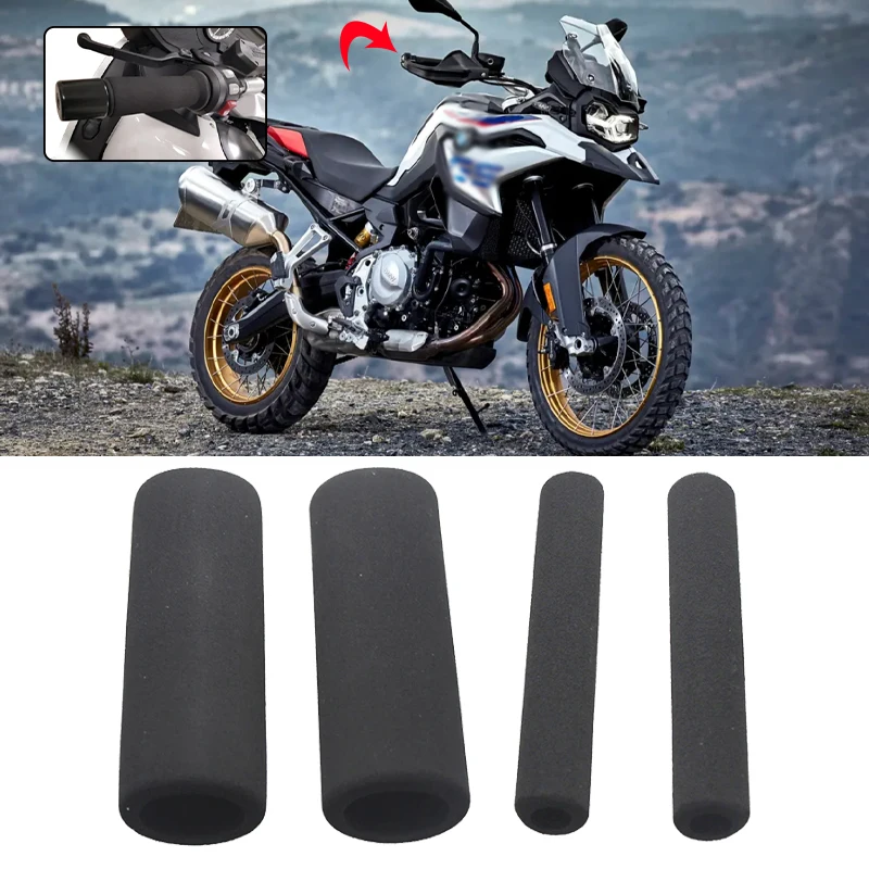 Motorbike Anti Vibration Handle Bar Foam Comfort Slip Over Grips For BMW R1200RT R1250RT K1600GT F750GS F850GS R Nine T R9T