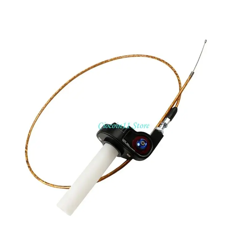 Y1UB Hrottle Handle with Enhanced Cable Providing Smooth Performances Throttle Accelerator with 1200mm Cable