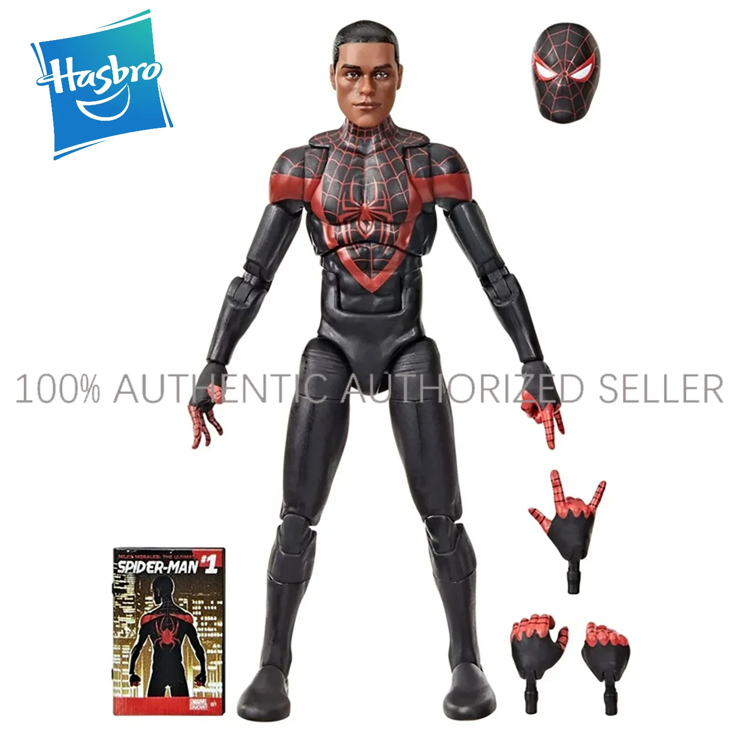 100-original-hasbro-marvel-legends-spider-man-miles-morales-6-inch-action-figure-collect-christmas-gifts-g1591