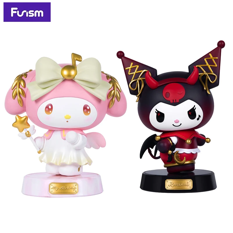 Original Funism Sanrio Family My Melody Kuromi Medium Size Exquisite Anime Figure Nice Model Ornament Collection Gift Toys