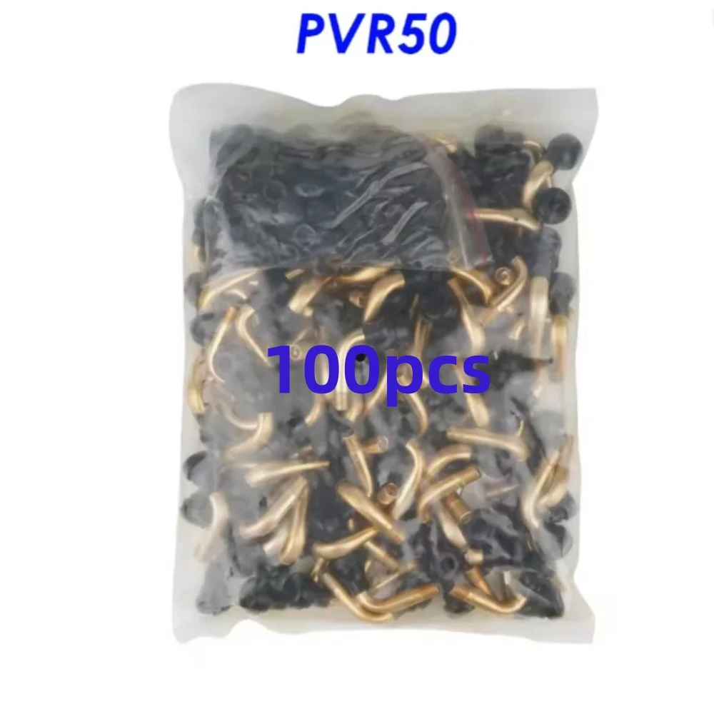 Válvula para vehículo eléctrico PVr50, válvula para neumático de vacío, válvula para neumático, válvula para motocicleta, núcleo de válvula, válvula a prueba de fugas, 100 piezas