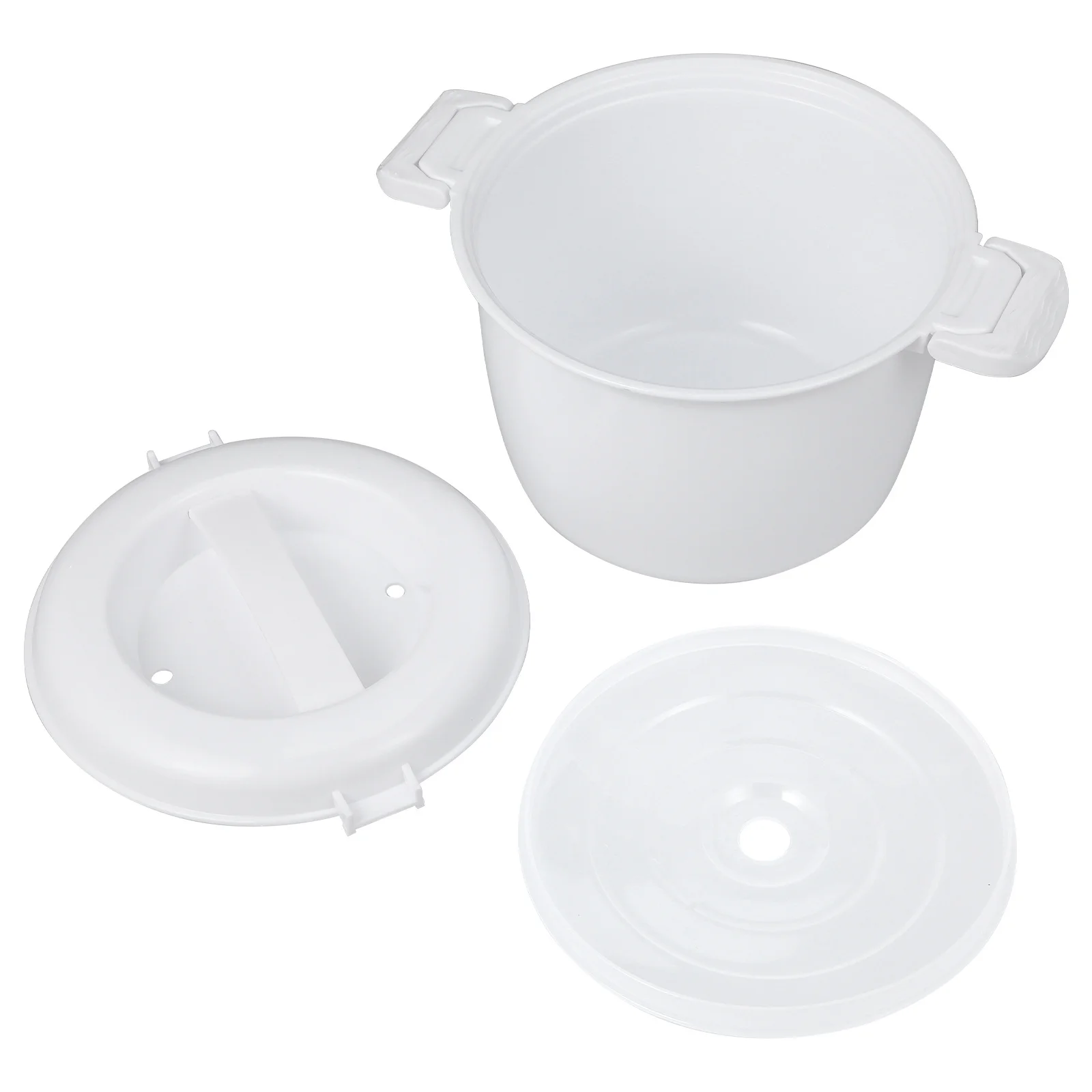 

Рисоварка для микроволновой печи, пищевой пластиковый практичный инструмент для приготовления риса для микроволновой печи, контейнер для обеда для дома