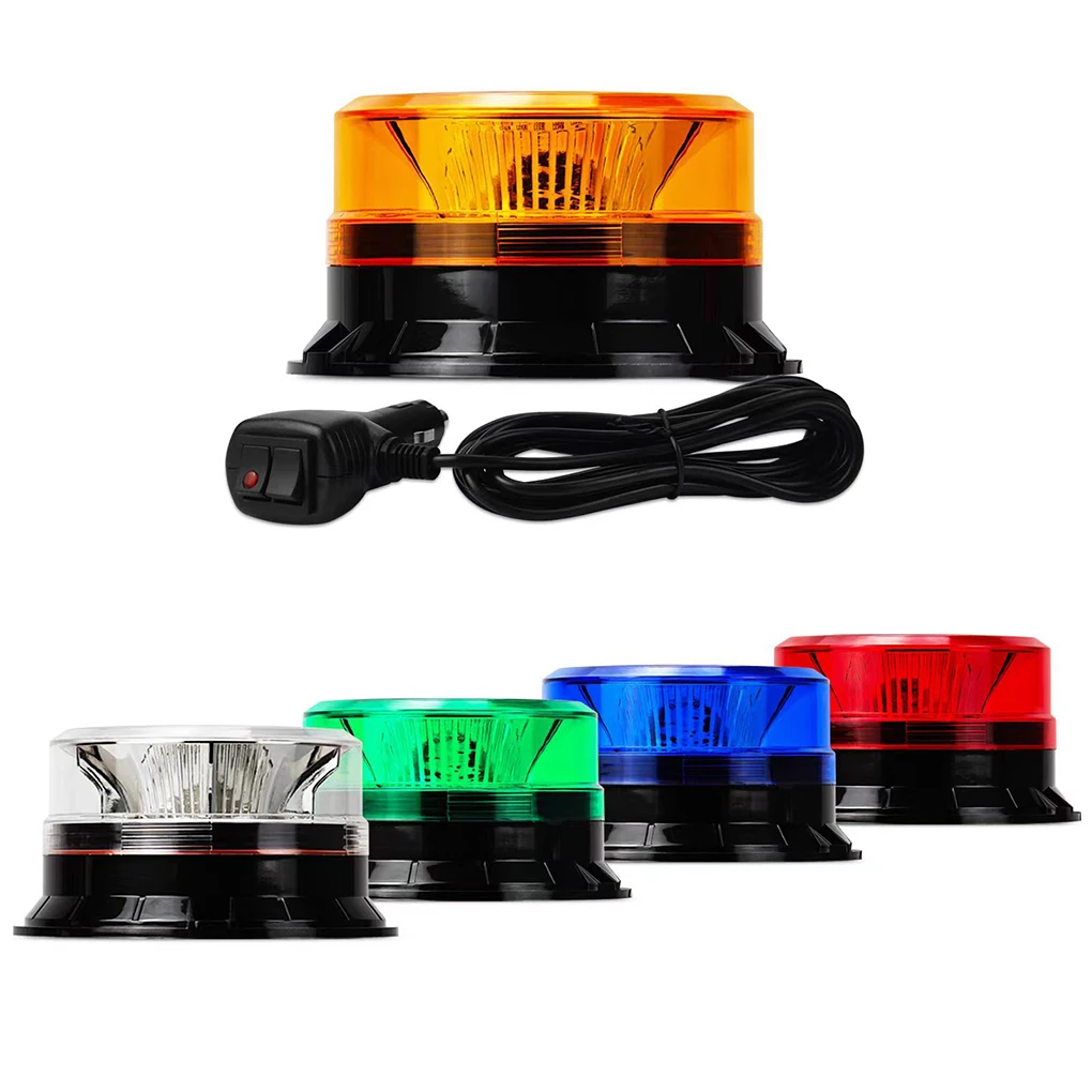 

36 LED Beacon Lights LED Warning Car Accessories For Forklift Tractor Golf Cart UTV Trailer SUV Red