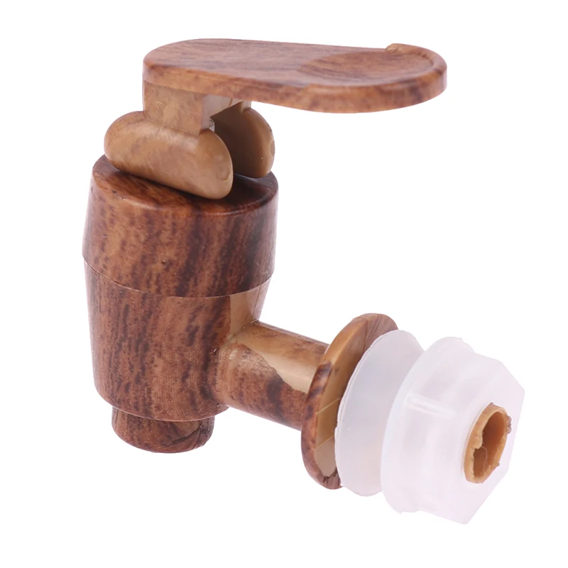 Wood grain 12mm Leak Proof Faucet Water Tap Glass Wine Bottle Jar Barrel Water Tank Faucet With Filter Wine Valve Water Dispense