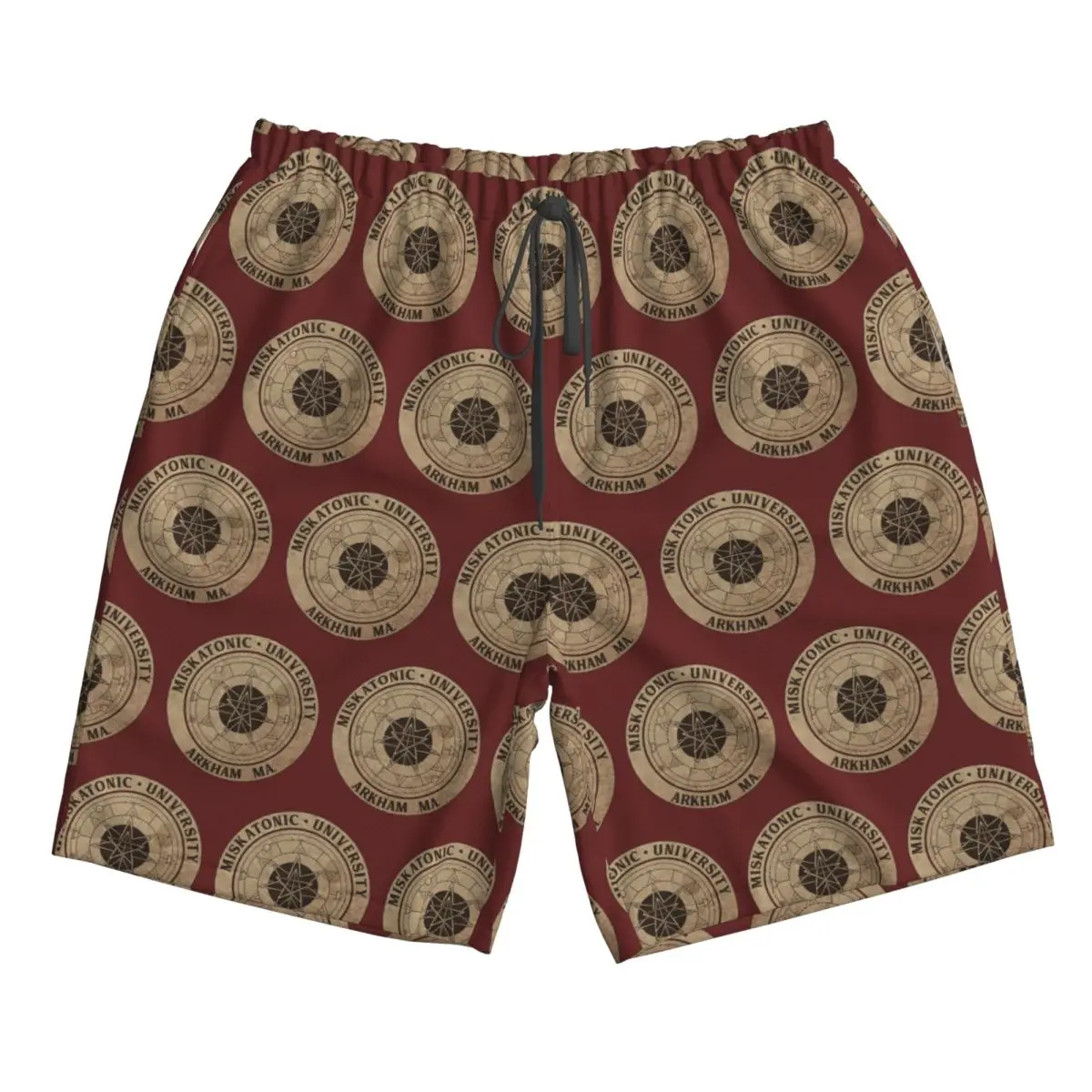 

Miskatonic University Trunks Beach Board Shorts Casual Quick Dry Swimming Summer Men Pants