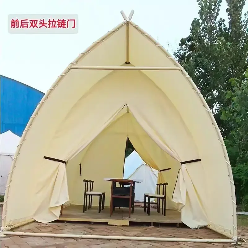 camping, tourist attractions, bed and breakfast rainproof restaurant, rooftop catering, steel grill barbecue, hot pot tent