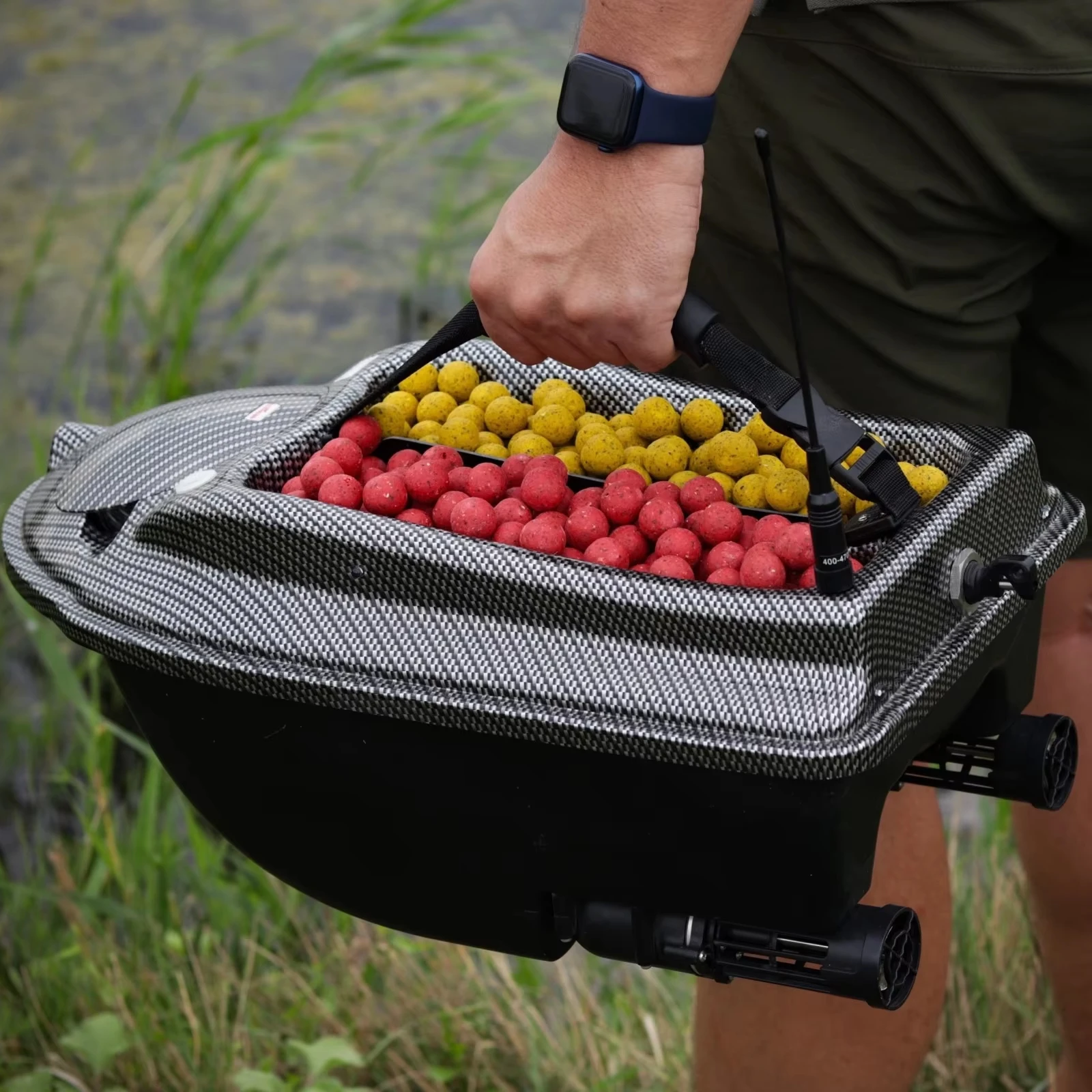 Actor Plus Pro Köderboot Angelausrüstung Fernbedienung 500 m mit GPS und Sonar für Karpfenangeln Köderboot