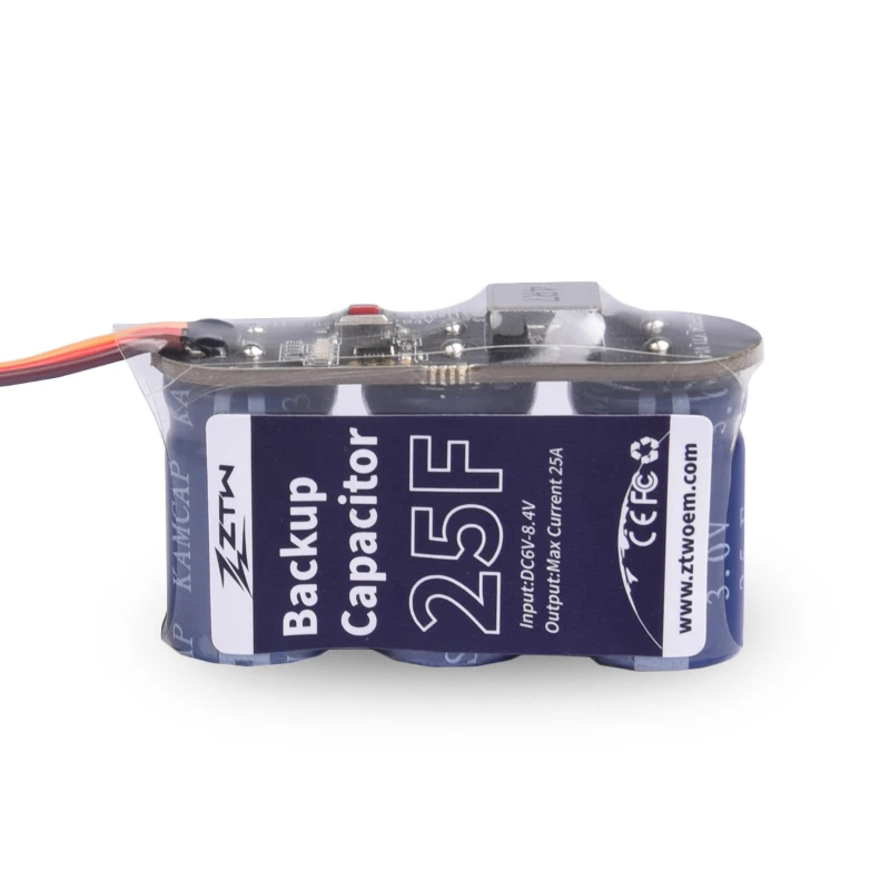 

2PCS ZTW Backup Capacitor 25F external capacitor pack, receiver power supply