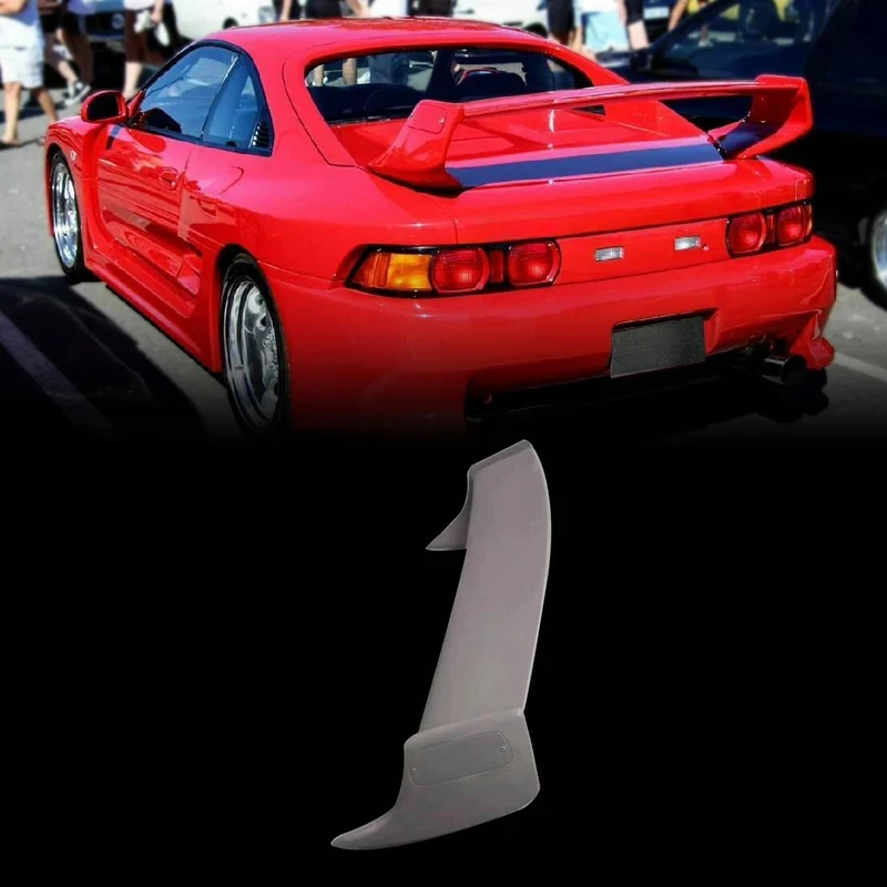 1989-1999 For Toyota MR2 SW20 TR Type FRP Wide Body Rear Spoiler GT Wing Replacement Adjustable Angle Track-Tested Aerodynamics