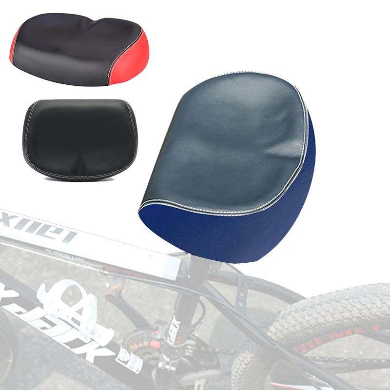 

Wide Comfort Solid Bicycle Saddle, Big Bum Cushion No Nose Seat for Mountain/Folding/Road/Spinning Bike, Shock-Absorbing Durable