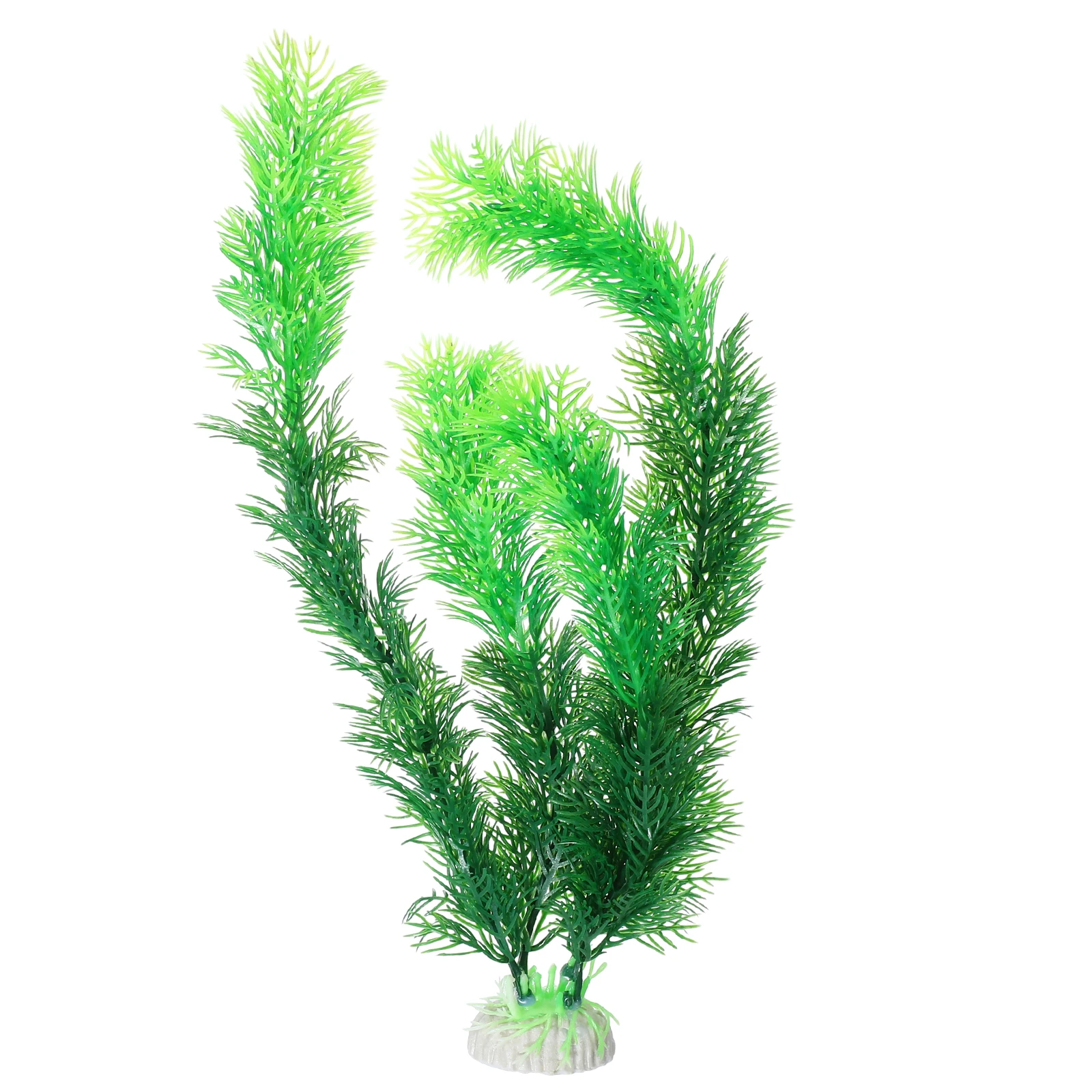 

Artificial Plants 30x15x8cm Green Plastic Fish Tank Decoration Aquarium Accessories Lifelike nament Non Toxic Easy Cleaning Pet