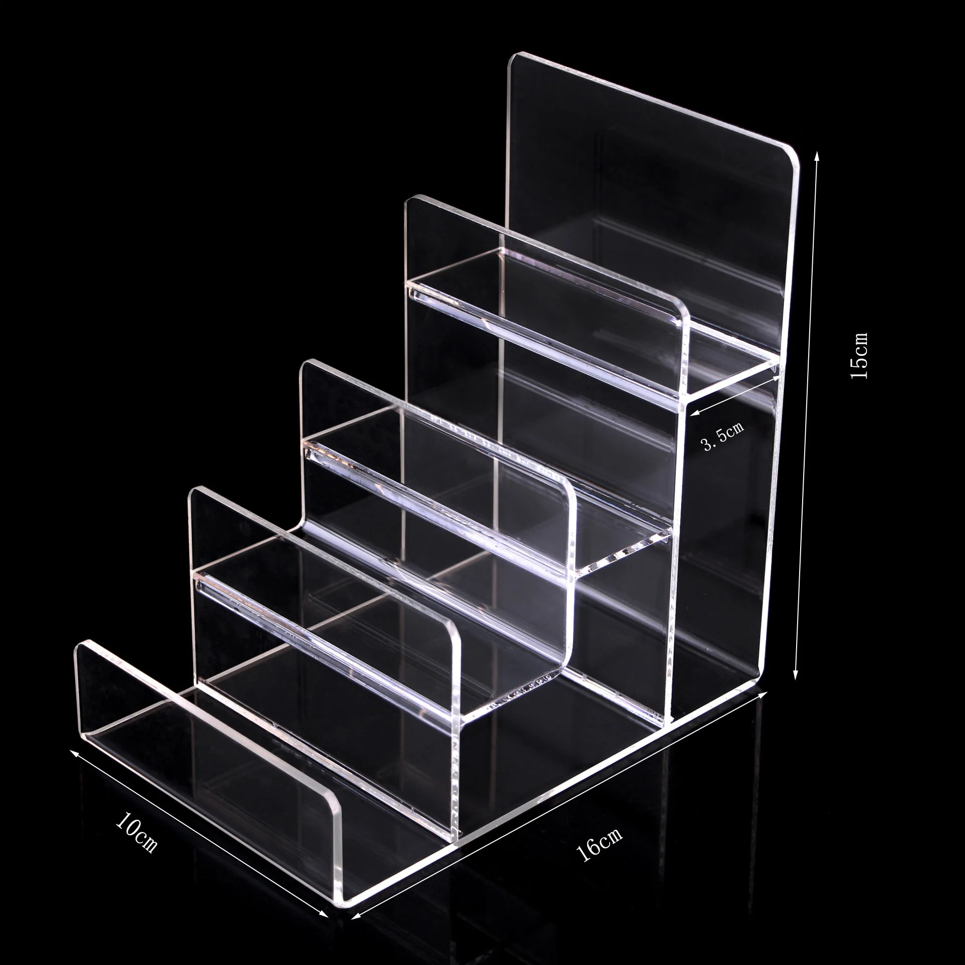 Acryl portemonnee displaystandaard portemonnee handtas organisator, doorzichtige sieraden Riser displaystandaard portemonnee displayrek voor cosmetisch parfum
