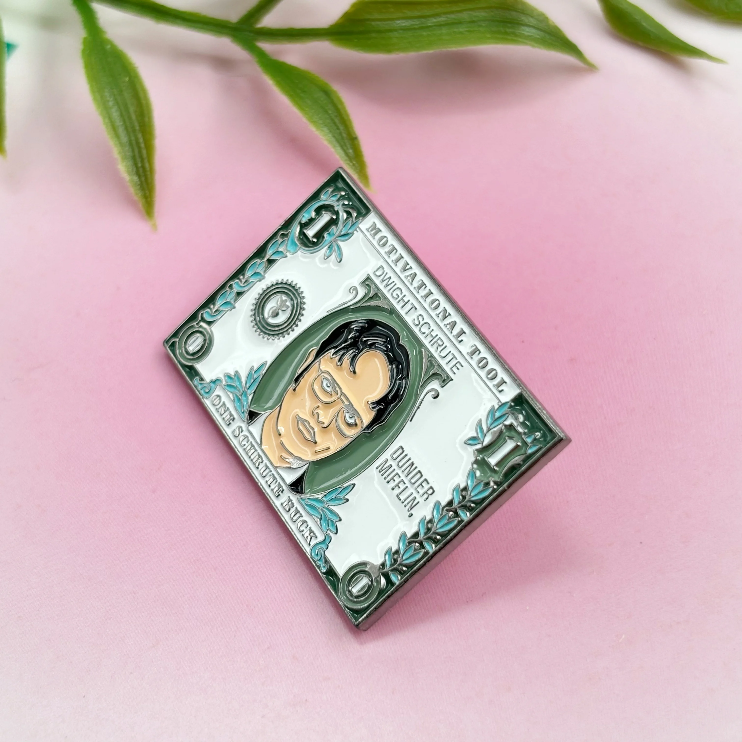 Tv Series The Office Dwight Schrute Brooch Creative Hilarious Enamel Pins Featuring Characters Accessories For Tv Enthusiasts