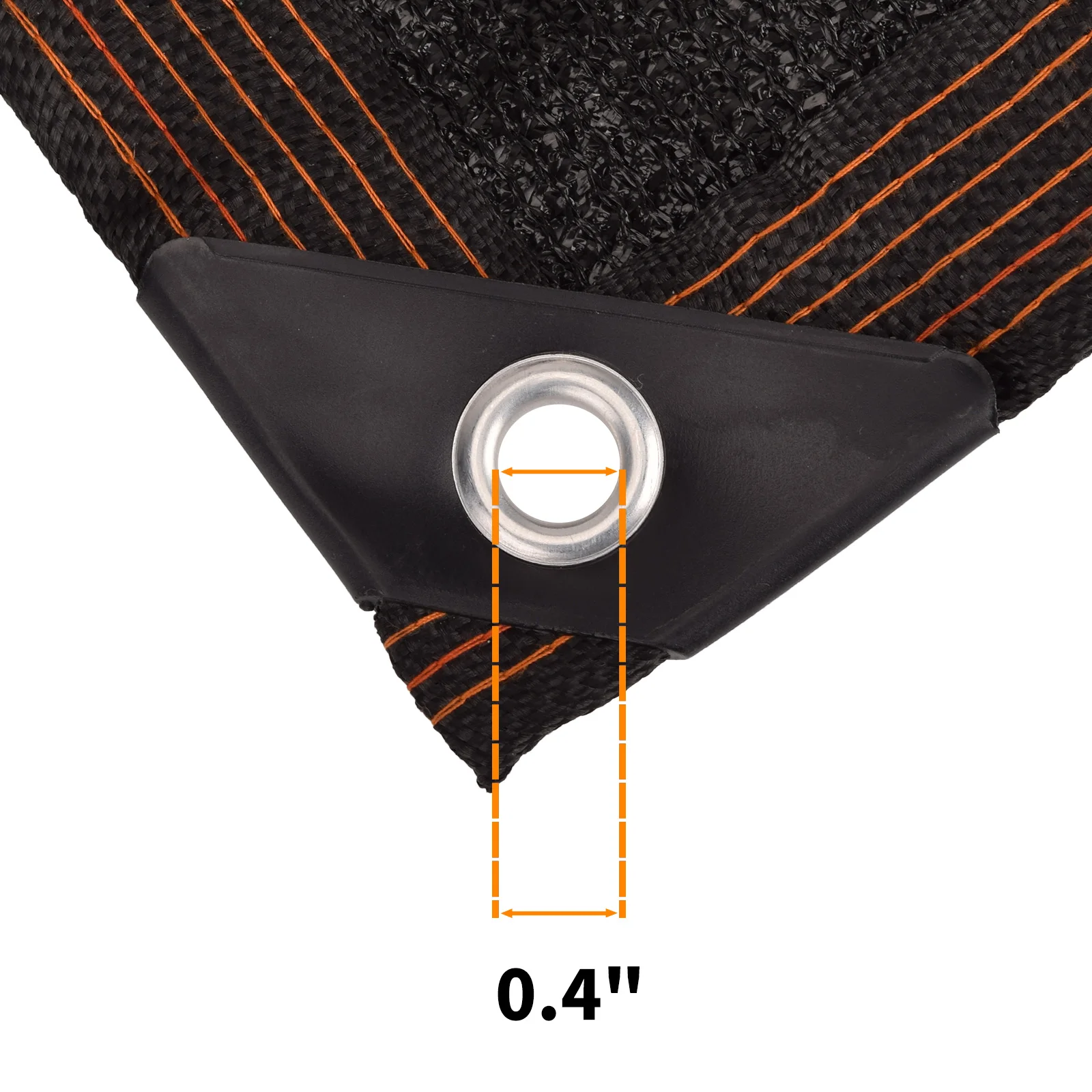 Heavy Duty HDPE Black Shade Net, Anti-UV Anti-Aging for Outdoor Garden Greenhouse
