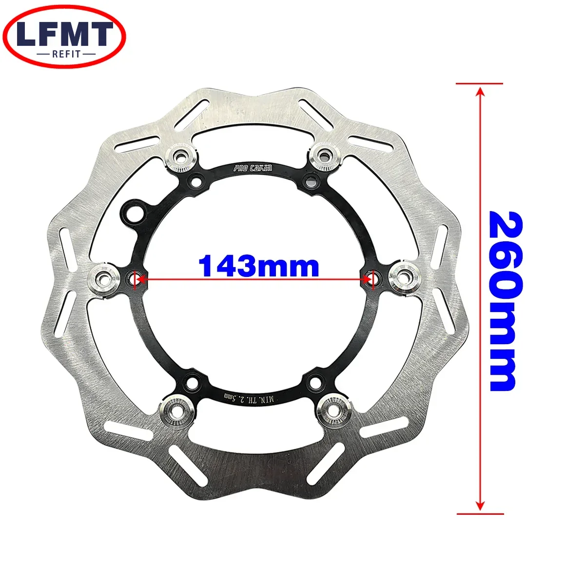 Endurance motorcycle Accessories 260mm Front Brake Discs Rotors For Husqvarna 125 150-501 FE TE FC TC TX FX 2014-2023 For GasGas