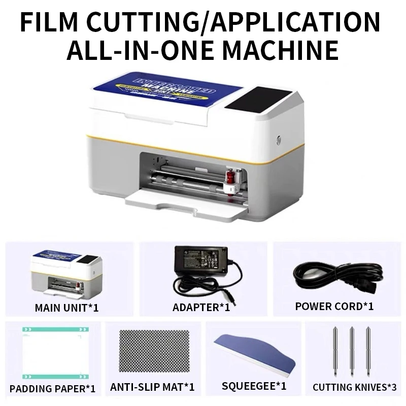 X450 Screen Film Cutting and Application All-in-One Machine Smart Fully Automatic Hydrographic Film Cutting Machine