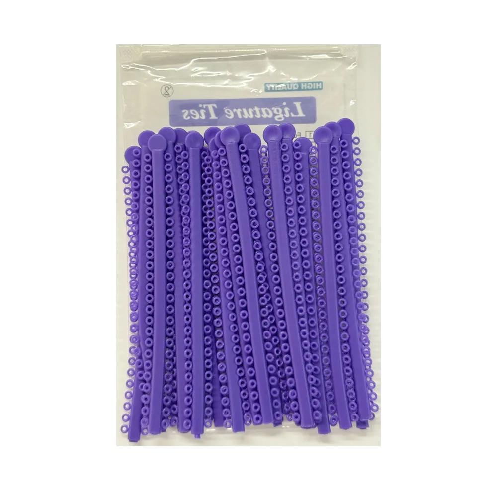 1000 Pcs Dental Orthodontic Elastic Ligature Ties Colorful Bands 20 Sticks per Pack for Brackets Braces Orthodontic Treatment - Image 5