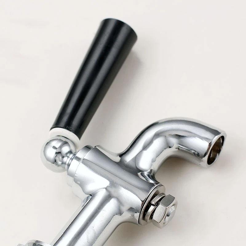 3/8\' Brass Chrome Long Electric Teapot Faucet Hot Water Bottle Faucet Open Bucket Water Spout Bibcock