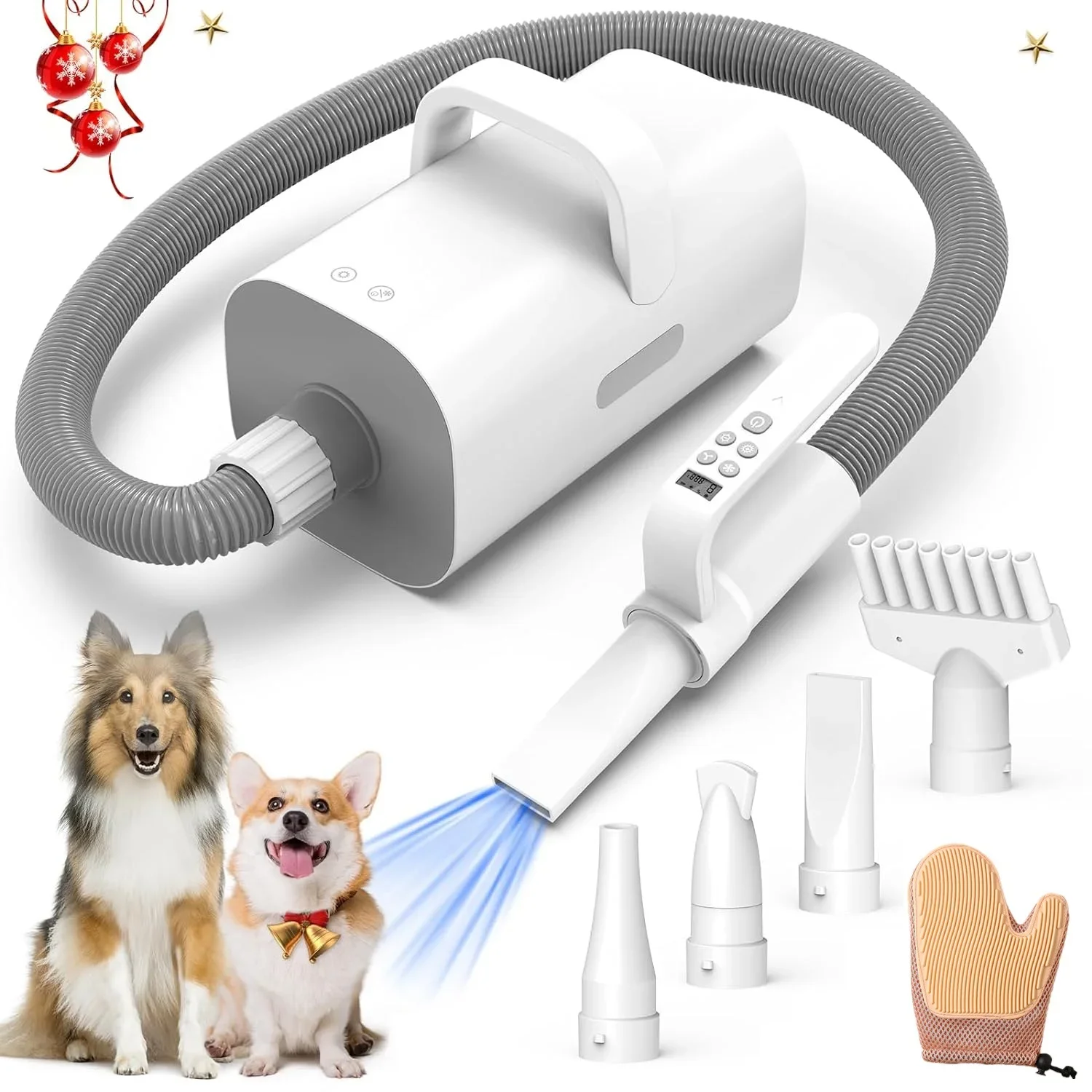 

z 4 in1 Dog Hair Dryer For Pet Grooming Blower Portable Pettime Vet Dryer Cat Dryer Machine With Grooming Glove