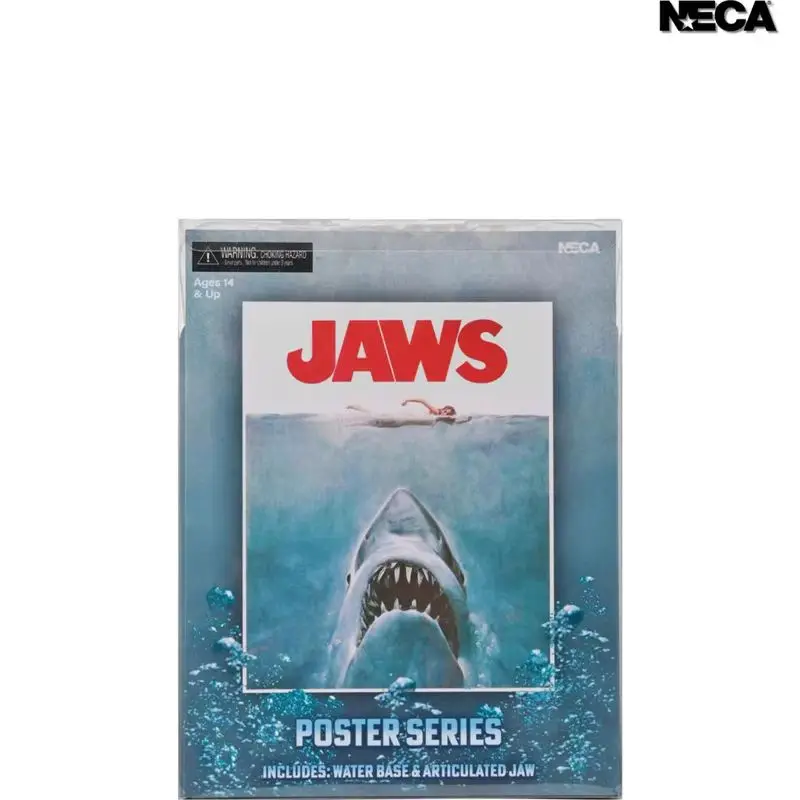 

New In Stock Kith For Jaws 50th Anniversary Movie Poster 3d Collectible Figure Collection Decoration Ornaments Model Toy Gifts
