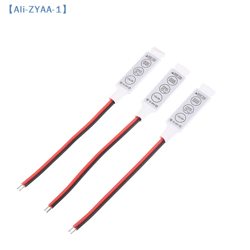 

【ZYAA-1】2/1 шт. мини-светодиодный светильник 12 В-24 В с затемнением, 3 клавиши, контроллер, диммер, драйвер и переключатель 3528 5050 5630 SMD, светодиодные ленты