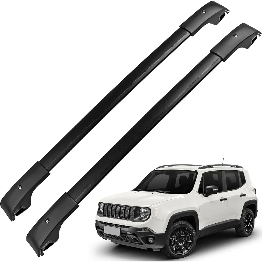 

Roof Rack Cross Bars Luggage Carrier Compatible with Jeep Renegade 20152021 Maximum Load 200 lbs 90 kg Suitable for roof Bags r