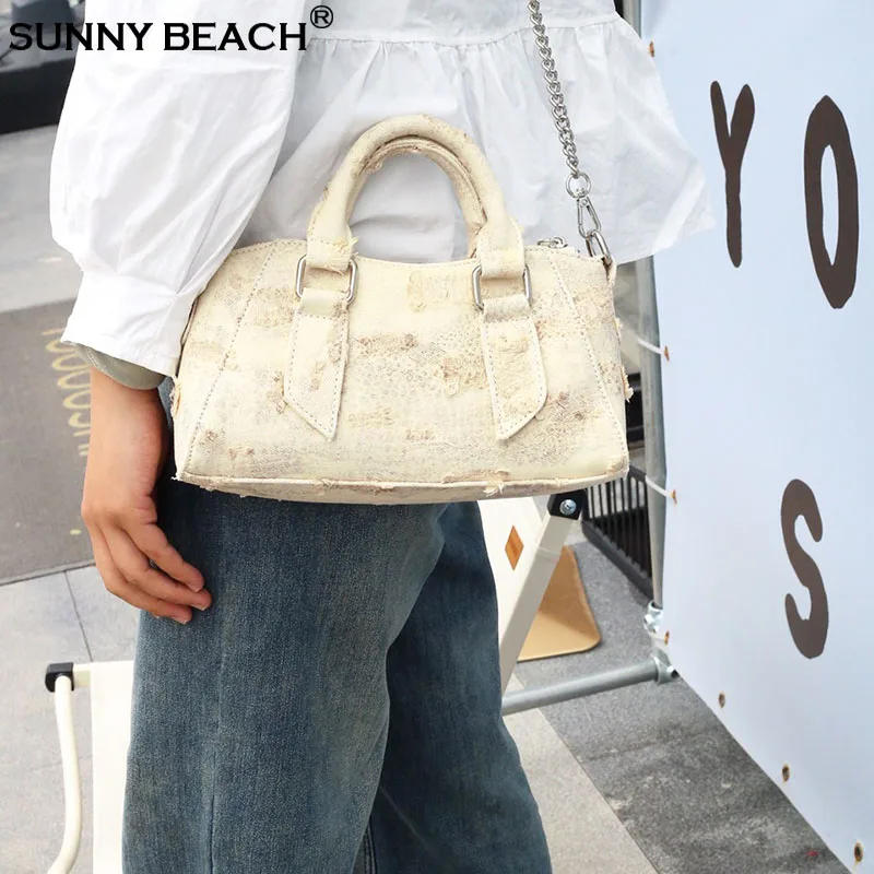 

Fashion Vintage Shoulder Women Handbag Casual Tote Female Purse Cowboy Hole Crossbody Retro Denim Street Y2K