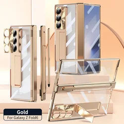 For Samsung Galaxy Z Fold 7 6 5 4 3 TriFold Case Shockproof Armor Clear Pen Full Screen Protector Tempered Hinge Folding Cover