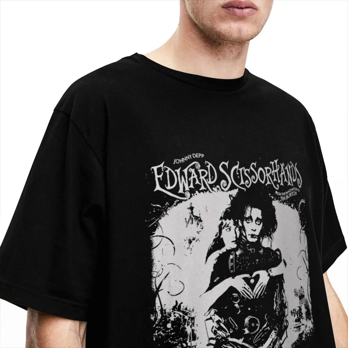 Edward Scissorhands Accessories Shirt Men Women Funny Pure Cotton All Seasons Tee