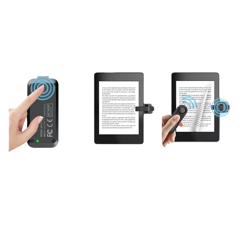 JABS-RF Kamera Shutter Clicker Drahtlose Fernbedienung für Camcorder, Seitenwender für Kindle Ereaders E-Reader