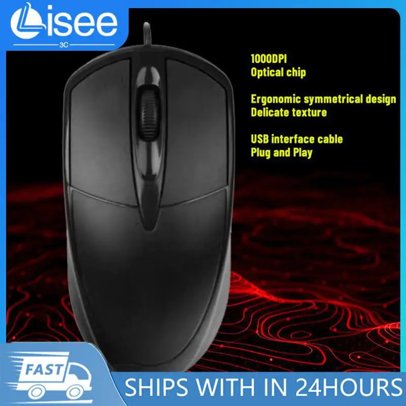 Glow Mouse Line Length About 1.2 Meters Comfortable No Delay Simple Durable Usb Mouse Ergonomic Mouse 1000dpi