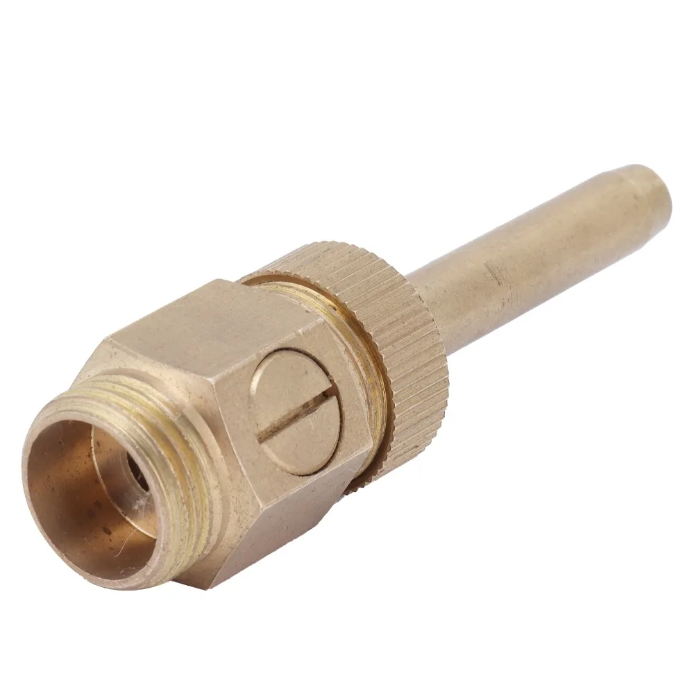 G1/2 / G3/4 / G1 Male Thread Fountain Nozzle Gold Brass Pond Sprinkler Easy Installation Adjustable Fountain Direction Jet