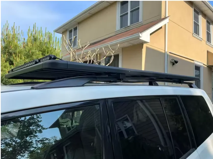 Bagażniki dachowe samochodowe wysokiej jakości ze stopu aluminium, twardy bagażnik bez relingów, wielorozmiarowe akcesoria samochodowe 4x4