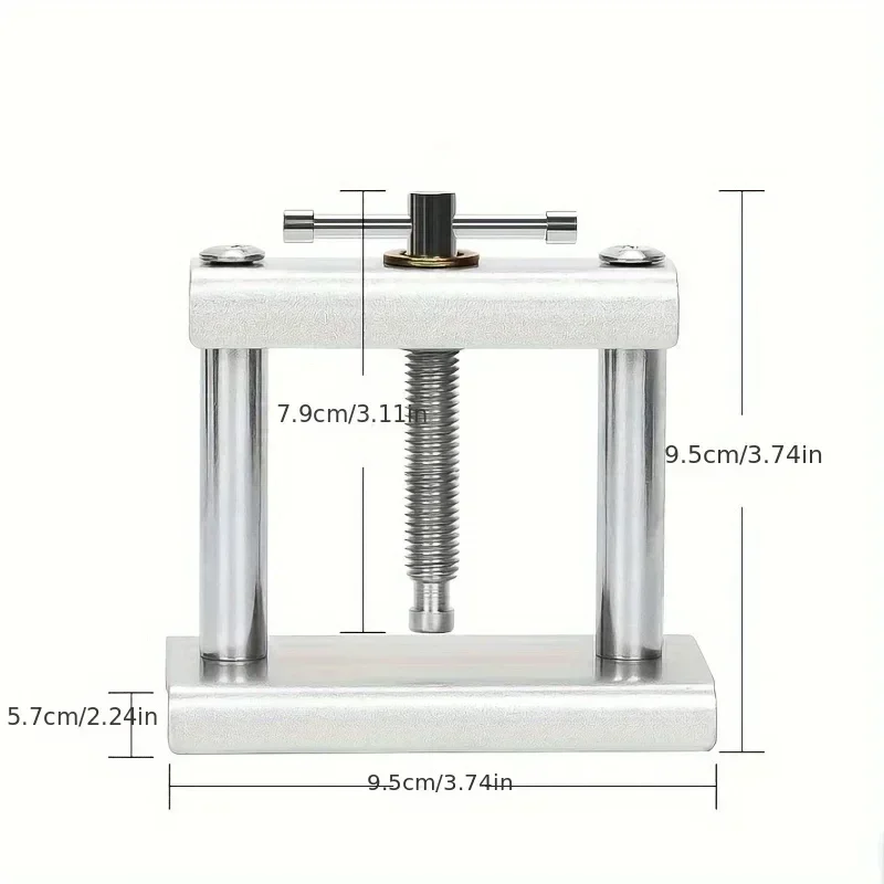 مجموعة آلة تغطية الساعات المعدنية ، غطاء غطاء خلفي لساعات المعصم المكتبية ، برغي ضغط ، صانع ساعات إغلاق ، مجموعة أدوات إصلاح يدوية ، 19: 50