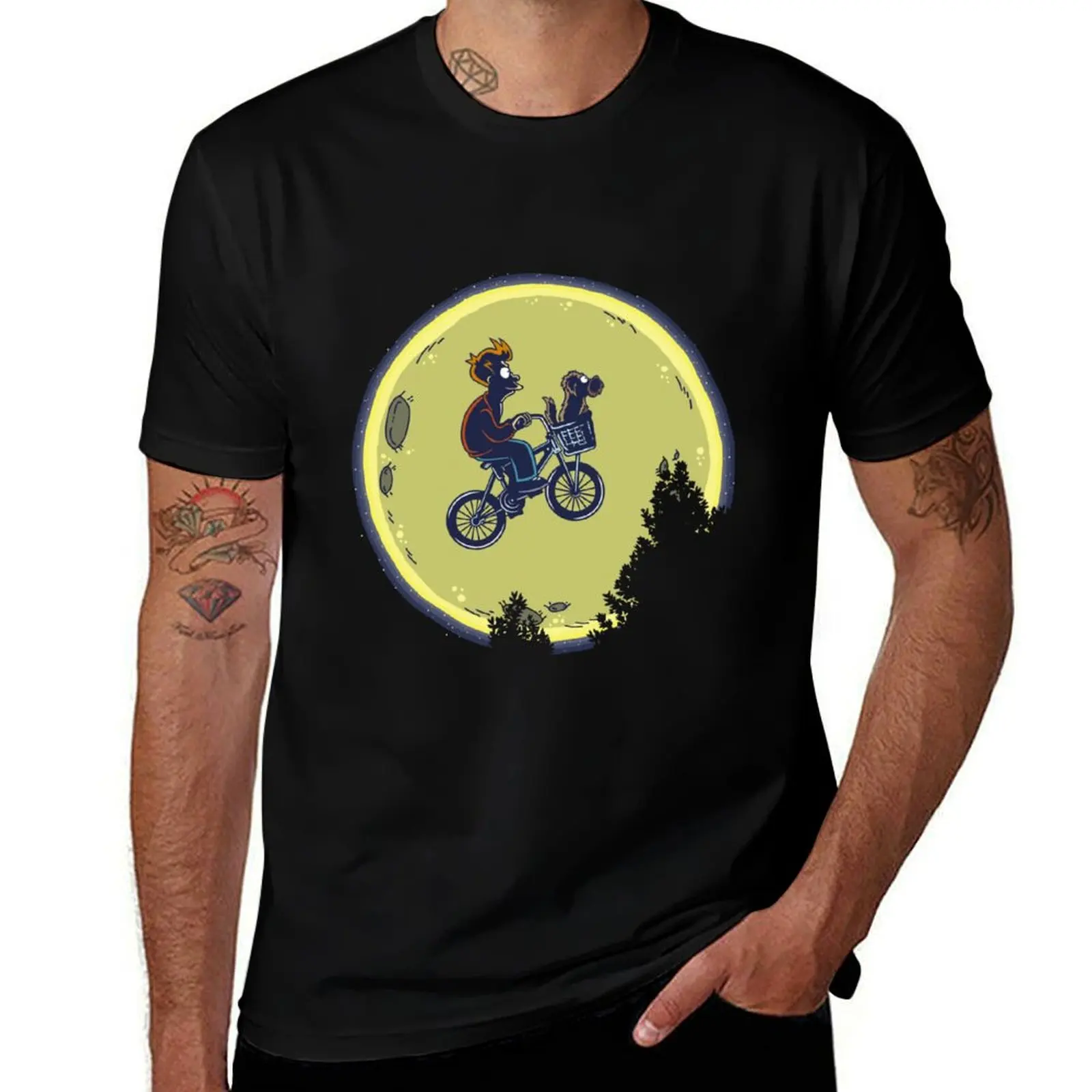 Fry Me To The Moon 4017 T-Shirt Sport Basic Moisture Wicking Tee T-Shirt
