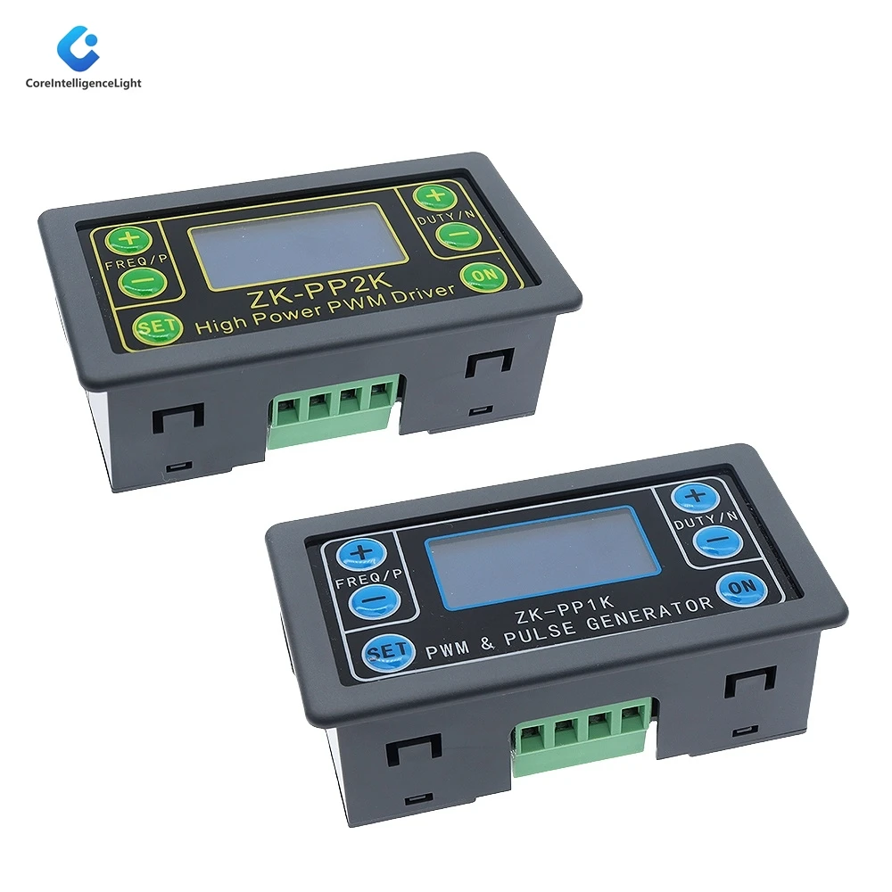 ZK-PP1K مولد إشارة الوضع المزدوج ZK-PP2K PWM وحدة تحكم سرعة المحرك منظم 8A 150 واط تردد دورة العمل وحدة قابلة للتعديل