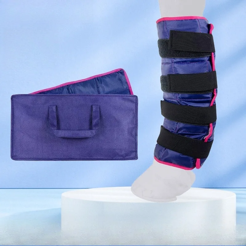 professional-durable-horse-leg-guards-adjustable-ice-boots-cooling-hoof-covers-pain-reducing-cold-packs-horse-leg-sleeves