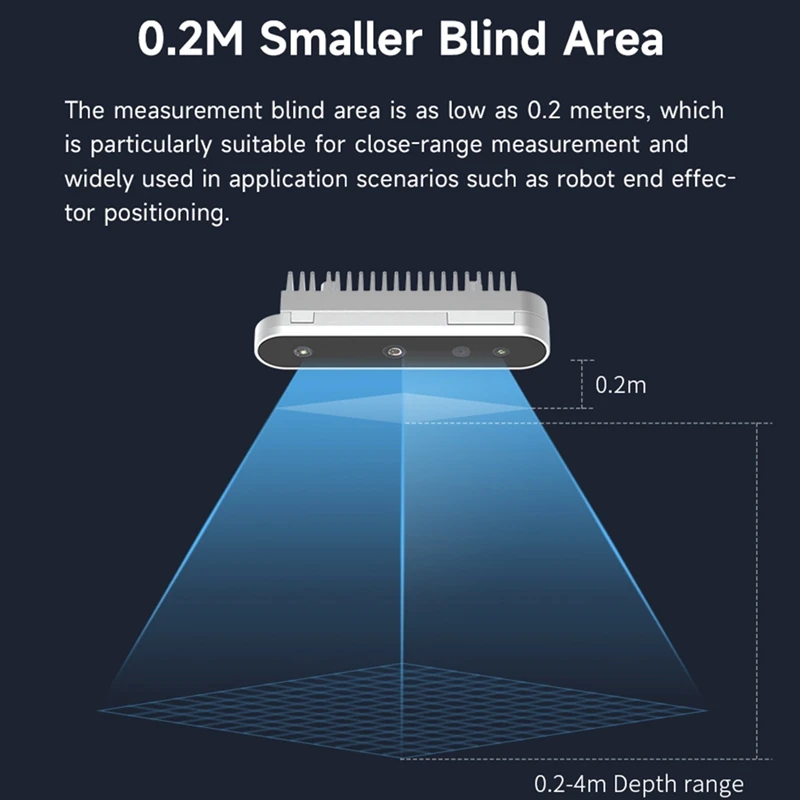 3D Diepte Camerasensor Elektronische Module FOV 73.8 °   Ondersteuning ROS1 ROS2 voor Jetson Raspberry Pi-robot