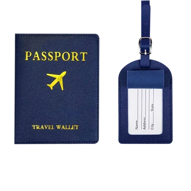 Passport Cover Pu Leather Travel ID Credit Card Passport Holder Case Wallet Purse Bags Women Luggage Tags Name Card Holder