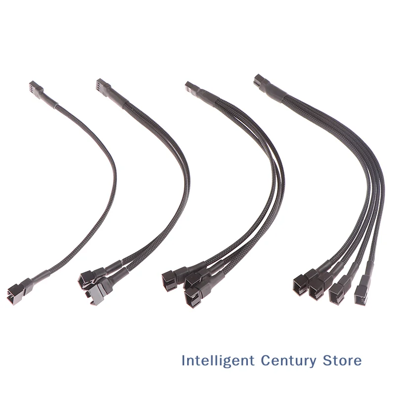 

（In）1Pc Fan Splitter Cable 4pin Adapter Cable 1 To 1 2 3 4 Computer CPU Fan Splitter PC Fan Extension Power Accessories
