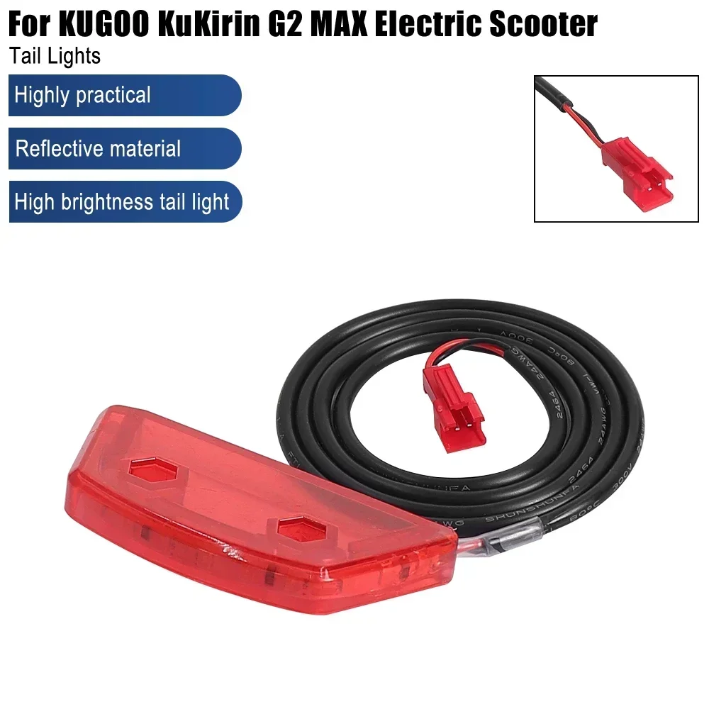 Elektrische Roller Vorne Hinten Rad Kotflügel Rücklicht für KUGOO KuKirin G2 MAX Kotflügel Hinten Rücklicht Ersatzteile – Detail 15