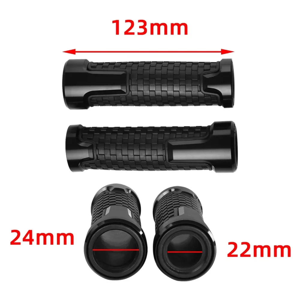FOR HONDA SH125 SH150 SH300 SH350 SH 125 i 150i 300i 350i Motorcycle Handlebar Grips CNC aluminum Rubber Hand Thruster Grip
