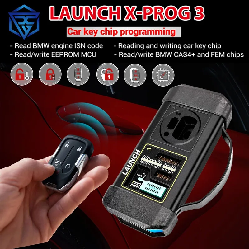 

LAUNCH X431 X-PROG 3 Auto Key Programming tool xprog 3 Immobilizer Programmer Read write Car Key Chip For X431 V PRO3S+ PAD V