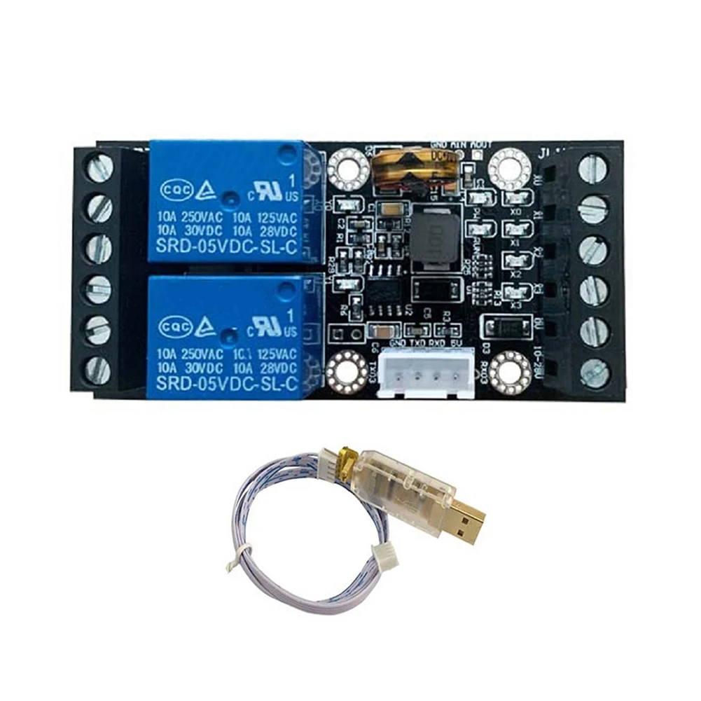FX1N-06MR PLC Industrial Control Board With 4 Input 2 Relay Output 32-Bit ARM AD/DA 10-28V Wide Voltage For Automation Systems