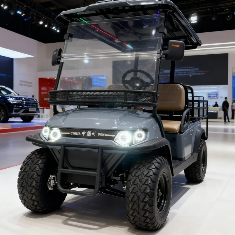 2 4 6 الركاب 60 فولت/72 فولت عربة جولف كهربائية عربات التي تجرها الدواب على الطرق الوعرة مع بطارية الرصاص الحمضية وبطارية ليثيوم اختياري بالطاقة #4