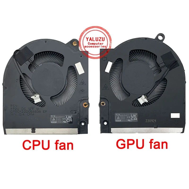 New Laptop CPU GPU Cooling Fan For Dell Alienware M15 R5 M15 R6 M15 R7 DFSCK22D058839 DFSCM227163929