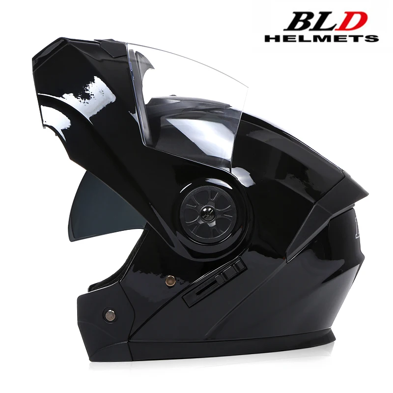 Latest BLD Genuine Motorcycle Helmet Full Face Modular Cascos Para Moto Flip Up Racing Casque Moto Capacete Dirt Bike Helmet